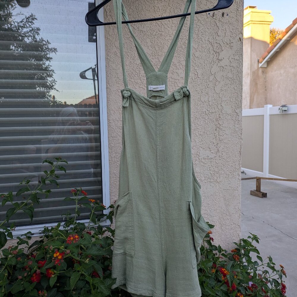 Aeropostale Linen Shortalls | Size M